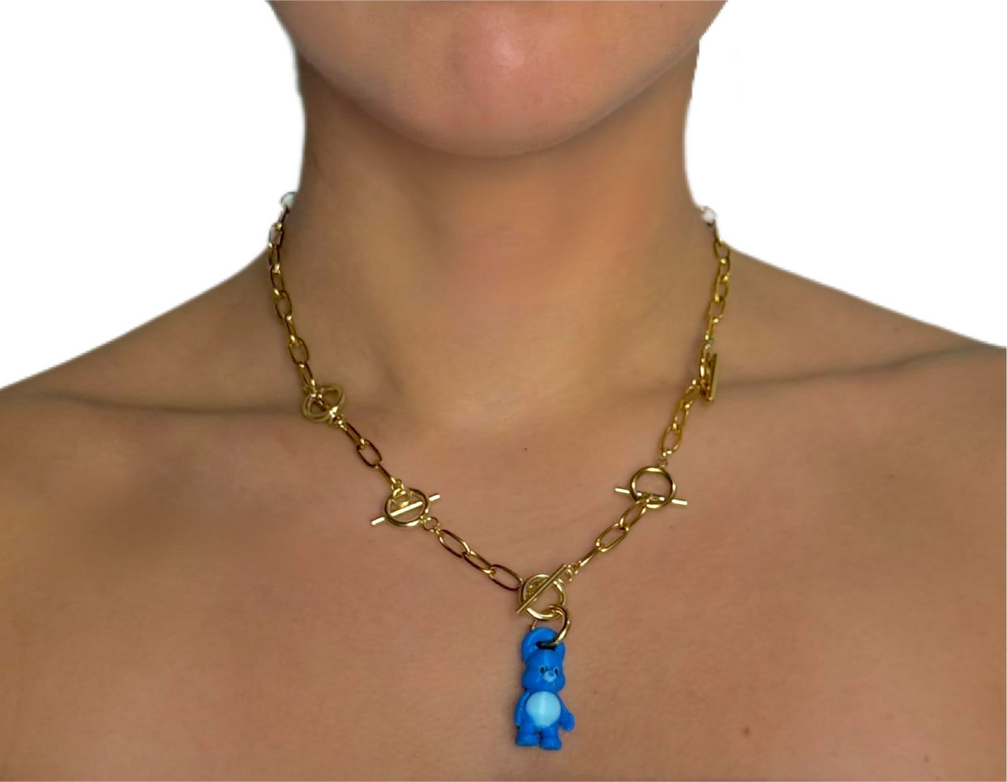 Charm Osito Cariñosito Azul